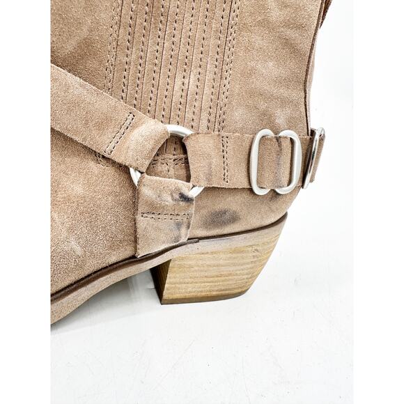 Sam Edelman Bellamie Ankle Boot Harness Suede Size 6.5 - Picture 7 of 7